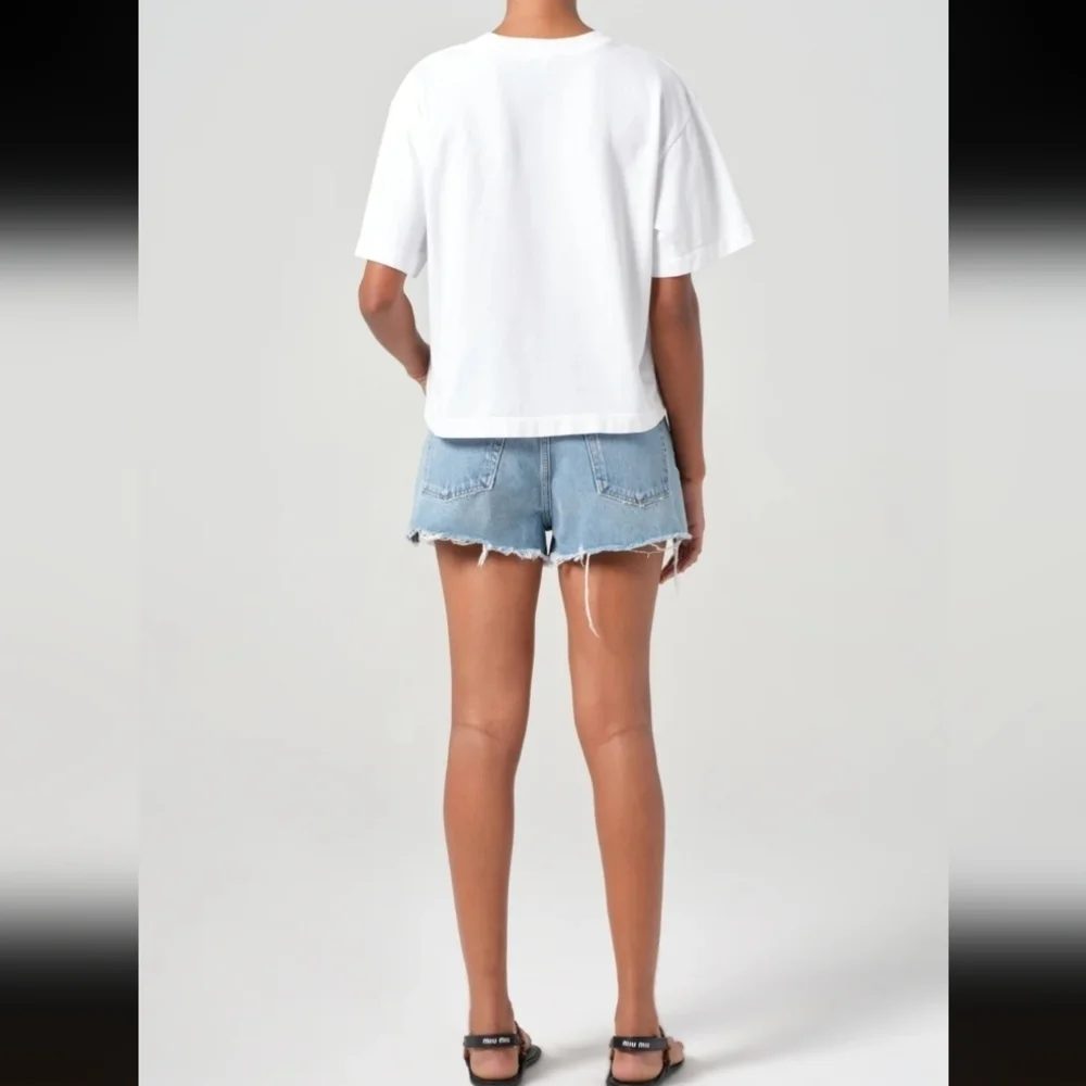 Agolde Parker Vintage Cut Off Short In Animate